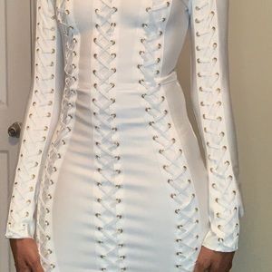 Long sleeve Bandage Dress